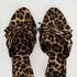 Elegant Leopard Print Bow Knot High Heel Mules for Women